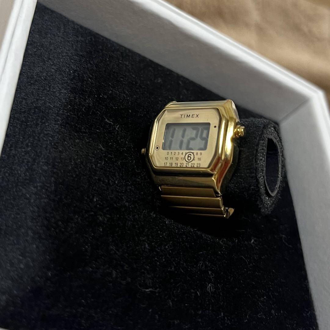 美品　マルジェラ　タイメックス　MM6 Timex T80リングウォッチ S/M