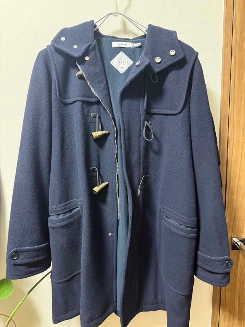 【nonnative】ネイビー ダッフルコート