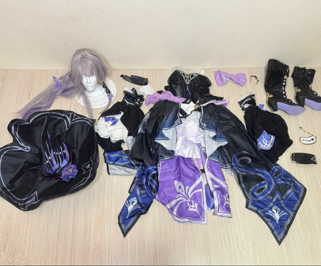 【即納】 崩壊スターレイル マダムヘルタ コスプレ衣装　ウィッグ　フルセット