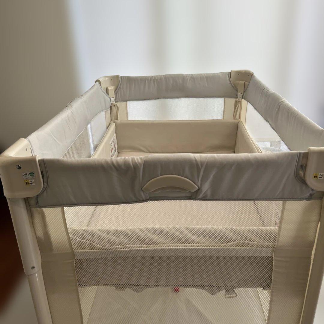 Apricaココネルエアー AB ホワイトグレー　取扱説明書・収納袋付き