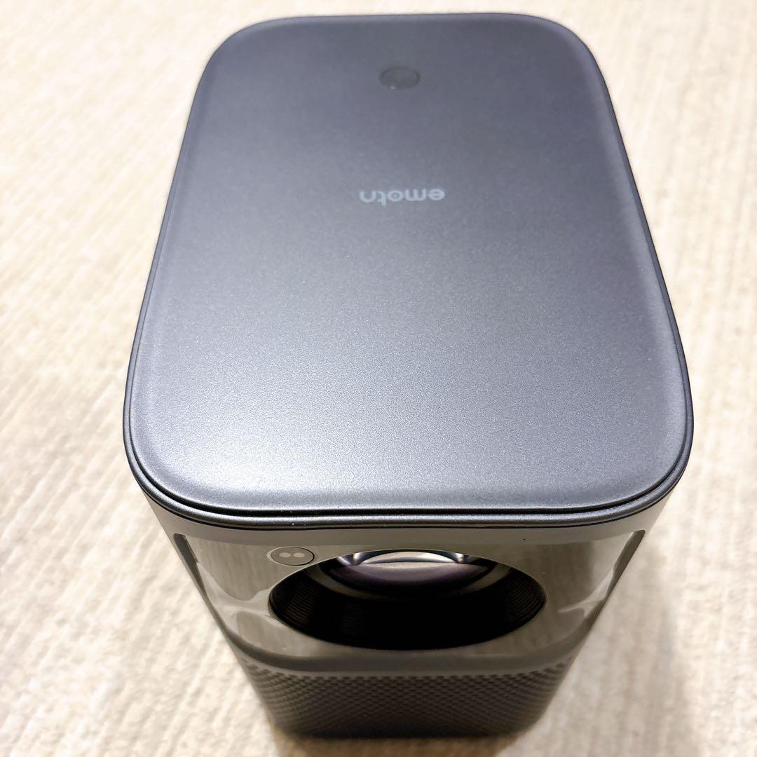 【美品】emotn Gray プロジェクター 本体 ブラック グレー 静音