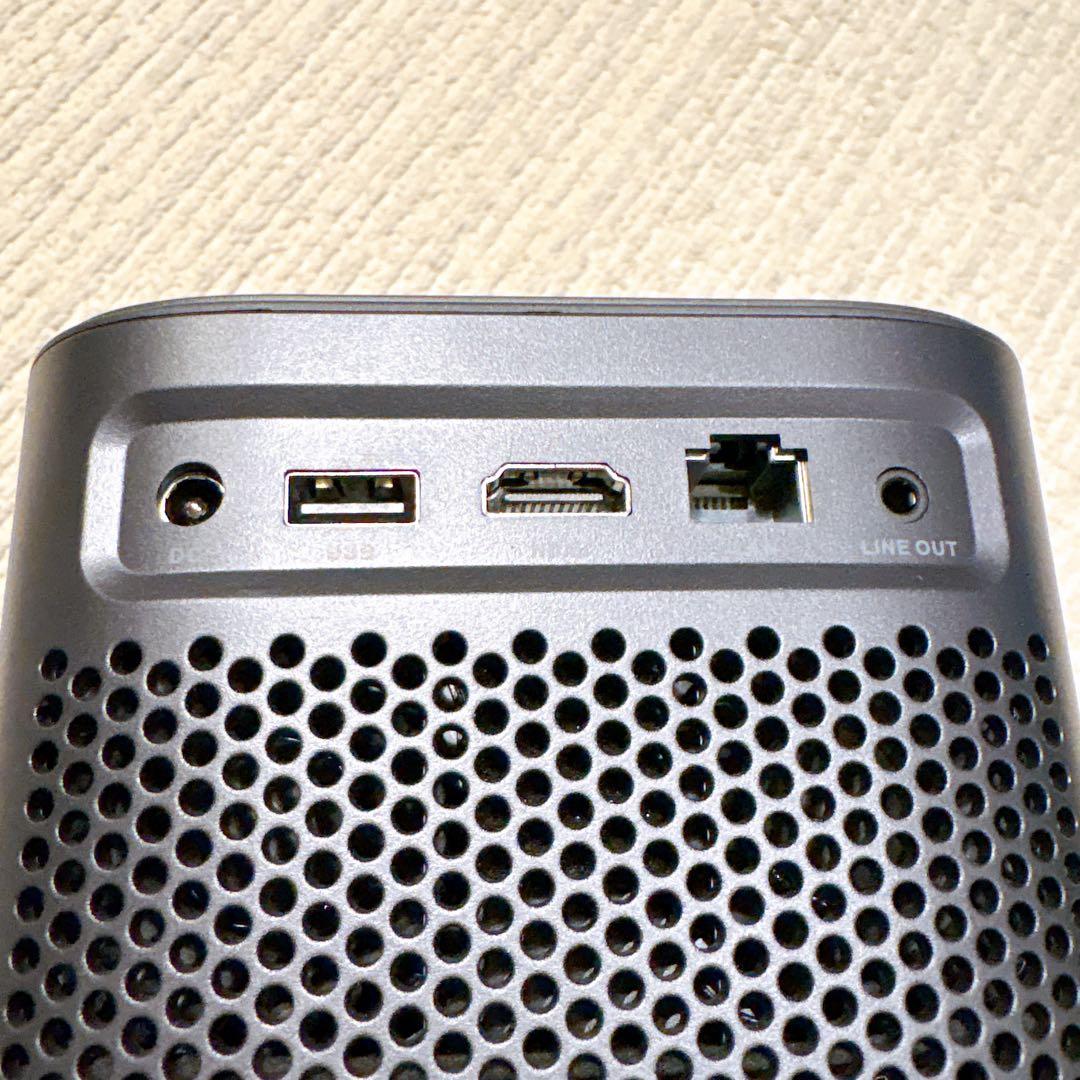 【美品】emotn Gray プロジェクター 本体 ブラック グレー 静音