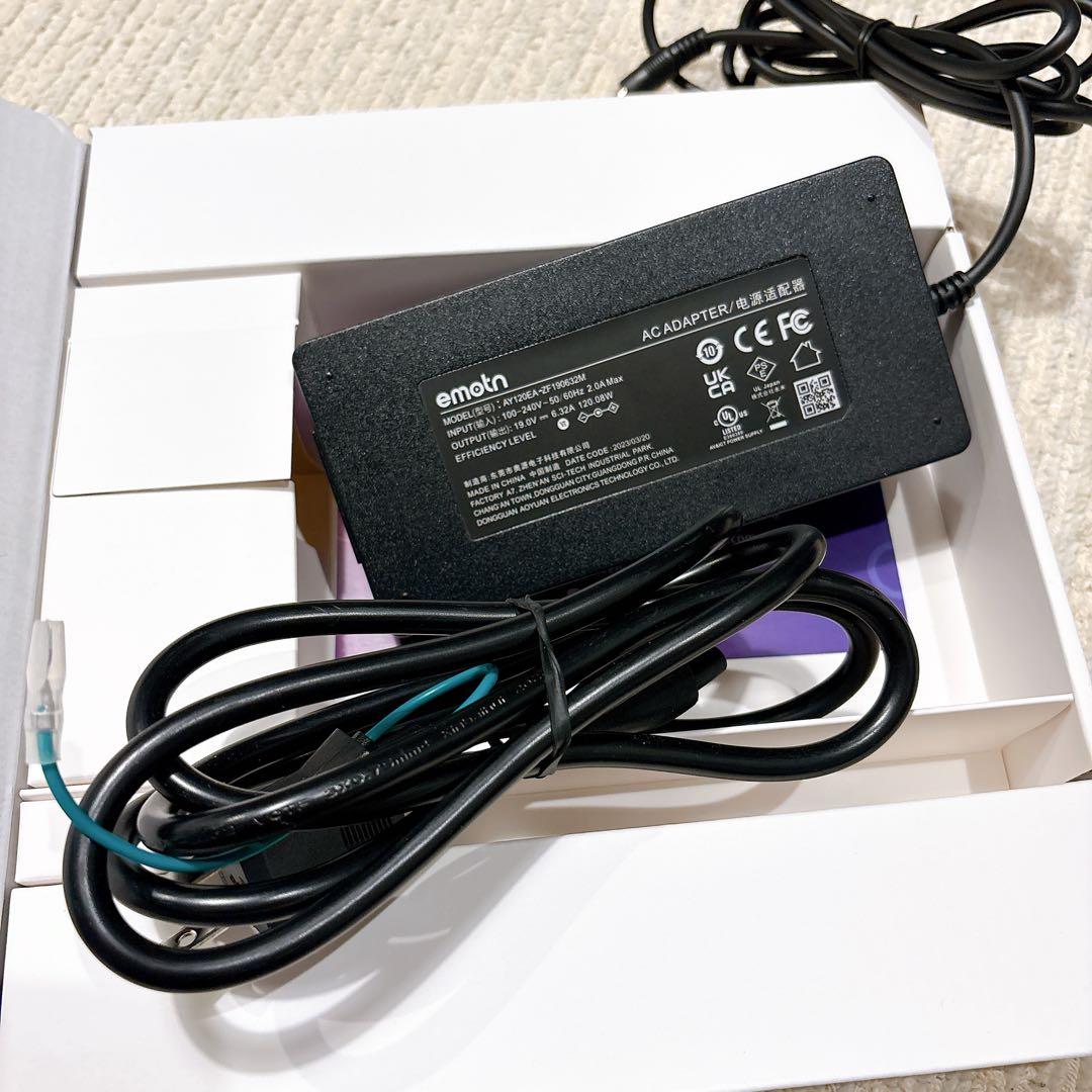 【美品】emotn Gray プロジェクター 本体 ブラック グレー 静音