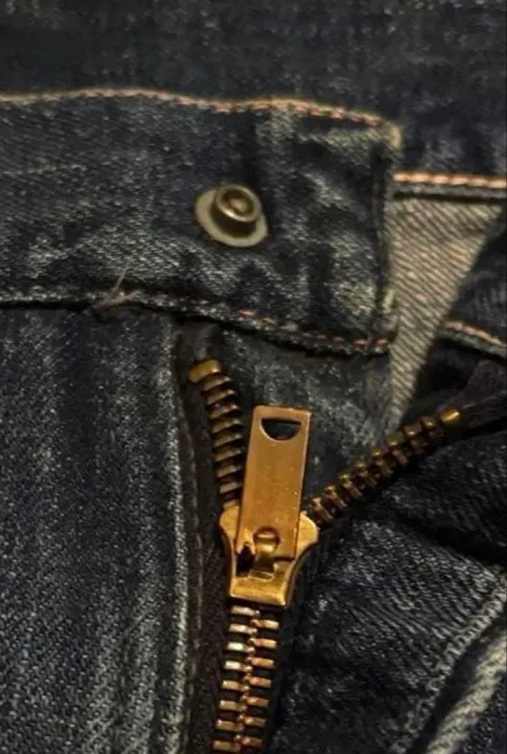 50's BIG MAC ペインター 片爪 縦落ち 濃紺 剥き出しリベット