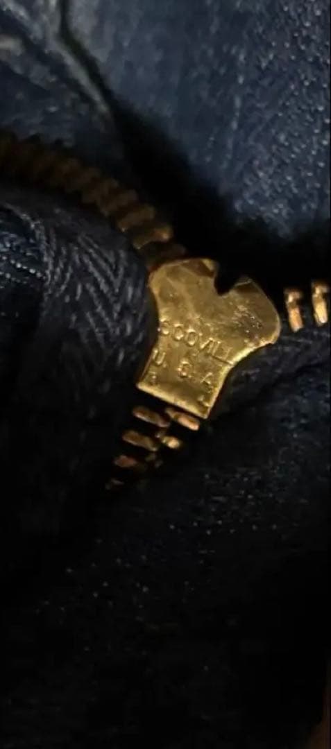 50's BIG MAC ペインター 片爪 縦落ち 濃紺 剥き出しリベット