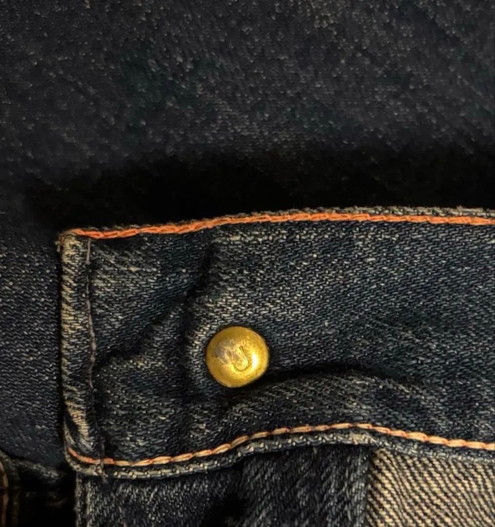 50's BIG MAC ペインター 片爪 縦落ち 濃紺 剥き出しリベット