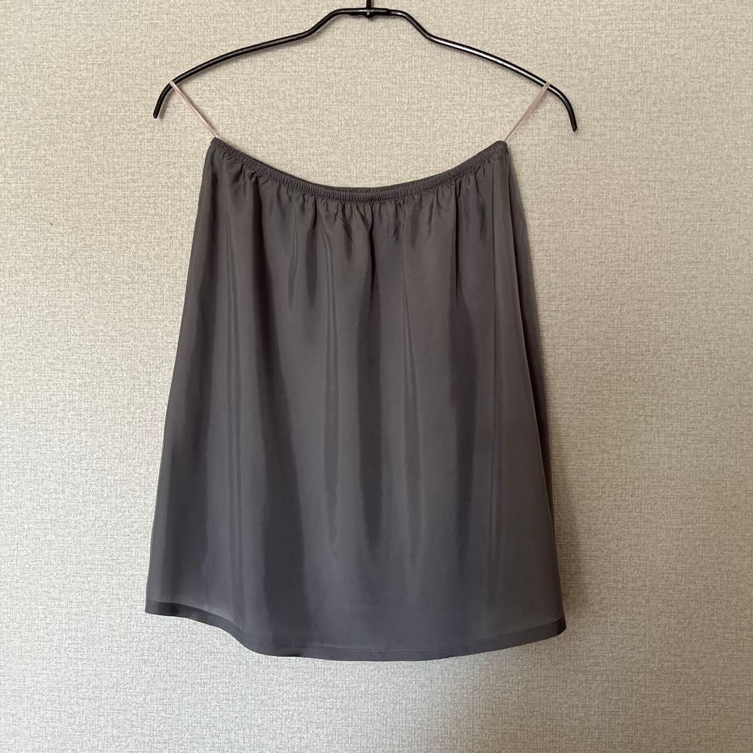 MISS J グレー ニット Aライン ワンピースMサイズ