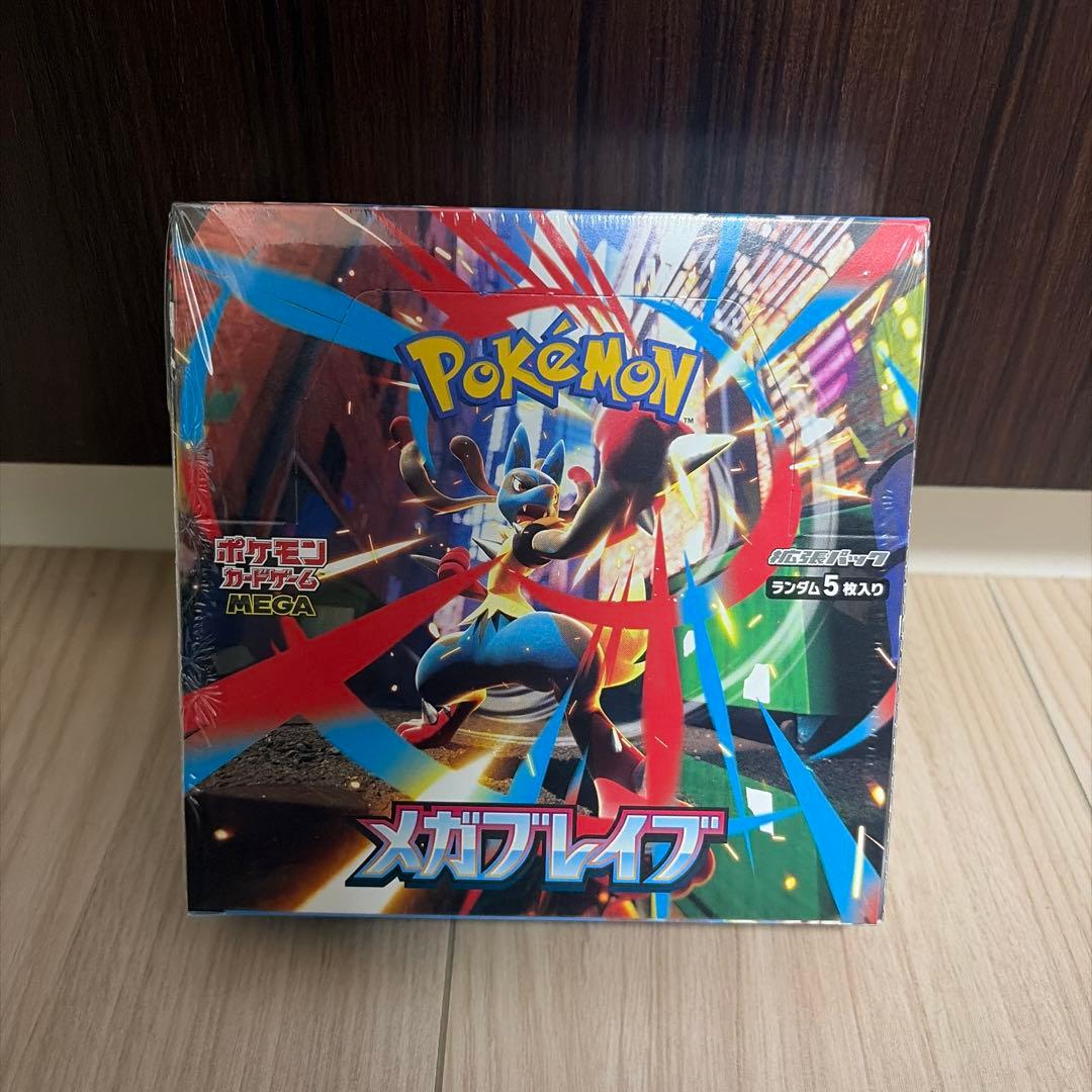 新品未開封 シュリンク付 ポケモンカードゲーム メガブレイブ box