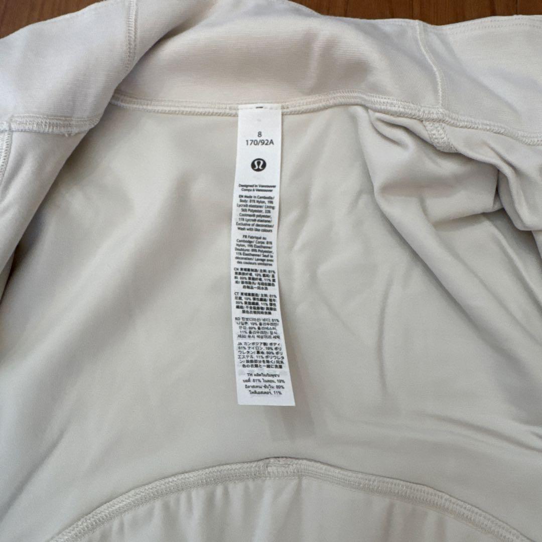lululemon Define ジャケット Nulu ライトアイボリー 8