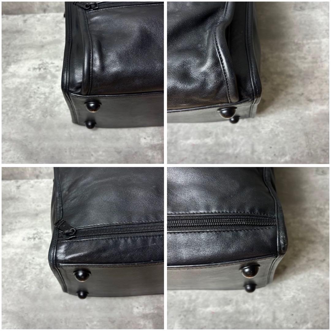未使用級✨トゥミ オールレザー 2way ビジネスバッグ ショルダー ブラック