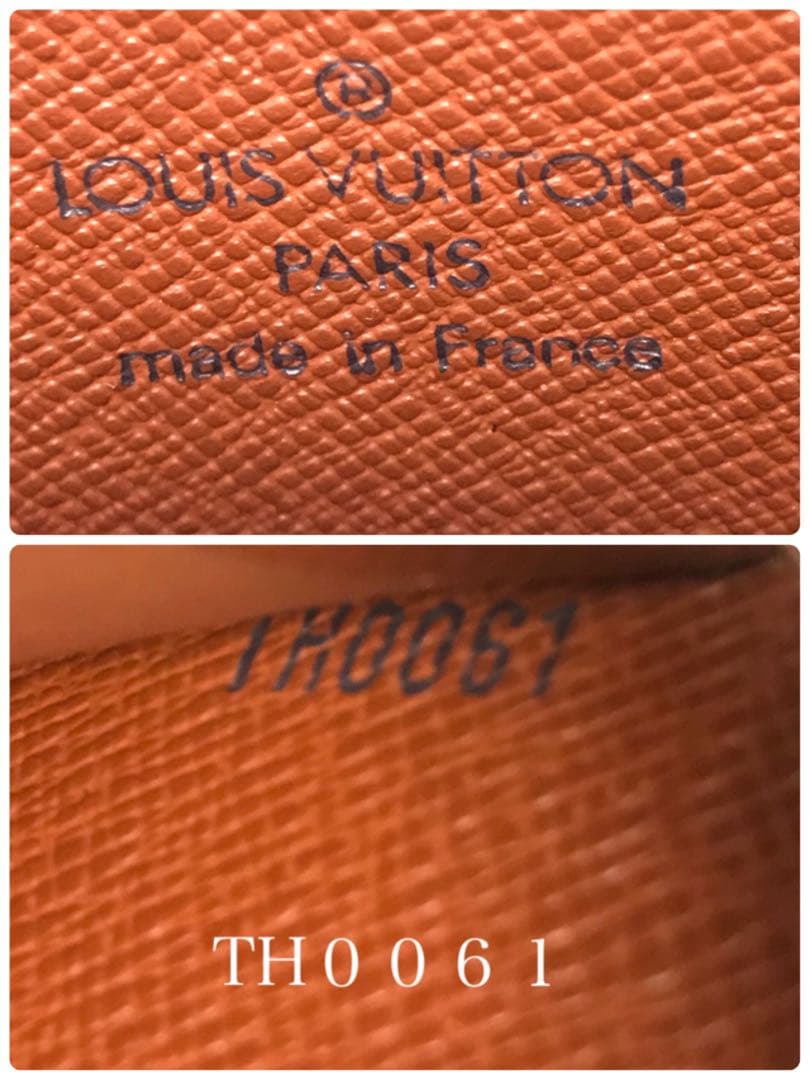 ルイヴィトン　モノグラム　ポルトモネジップ　ラウンドファスナー　長財布ブラウン