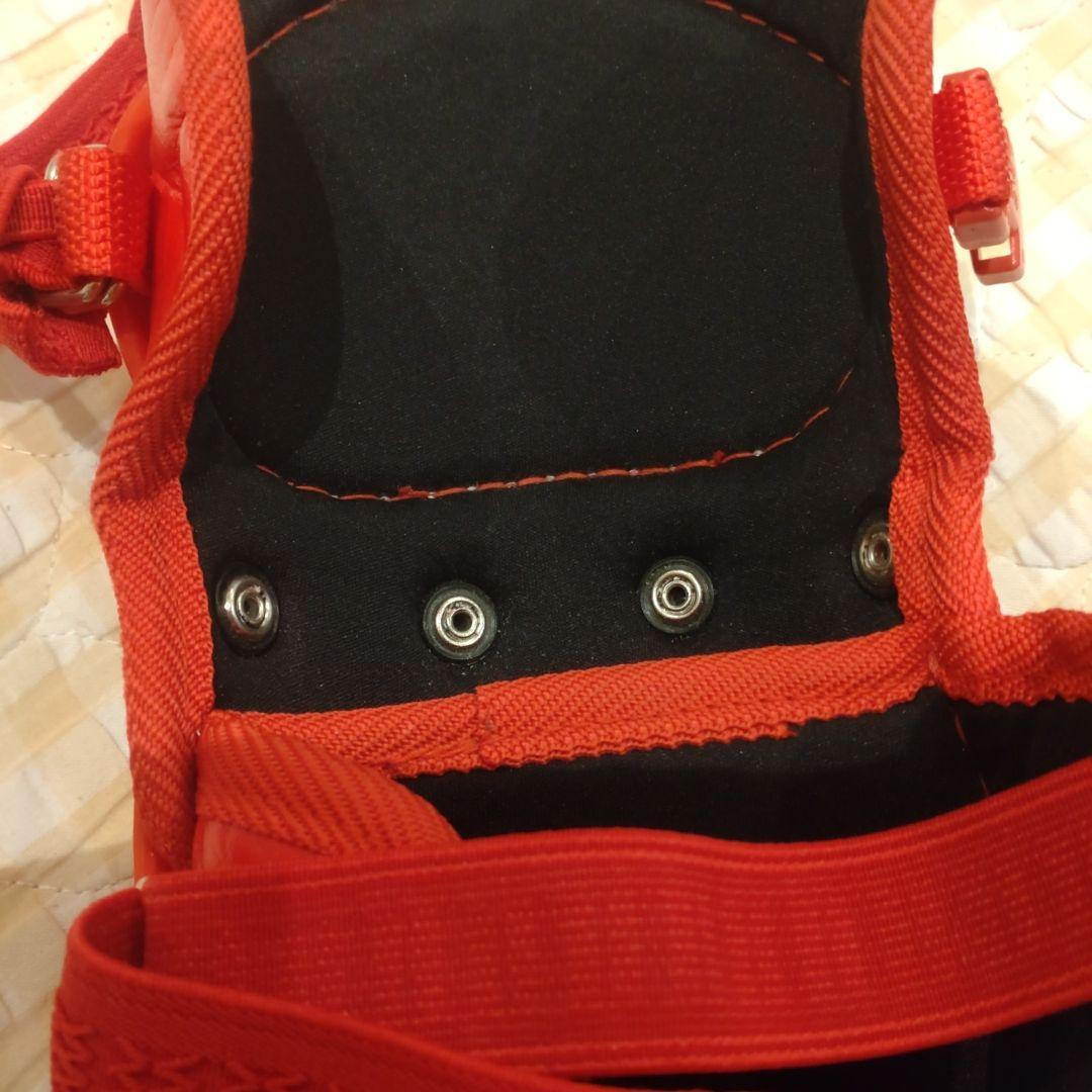 キャッチャー用プロテクターセット レッド（マスク無し）