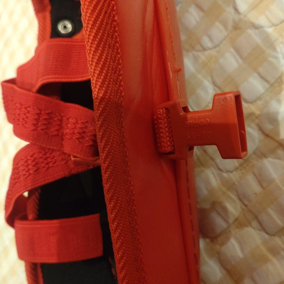 キャッチャー用プロテクターセット レッド（マスク無し）