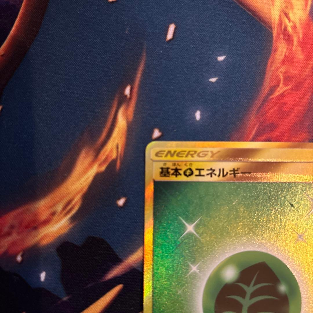ポケカ　基本草エネルギー　sm1+ UR