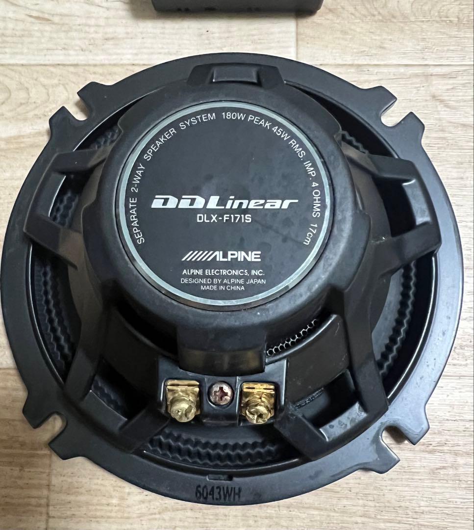 [送料無料]ALPINE DLX-F171S DDL-R160Cスピーカーセット
