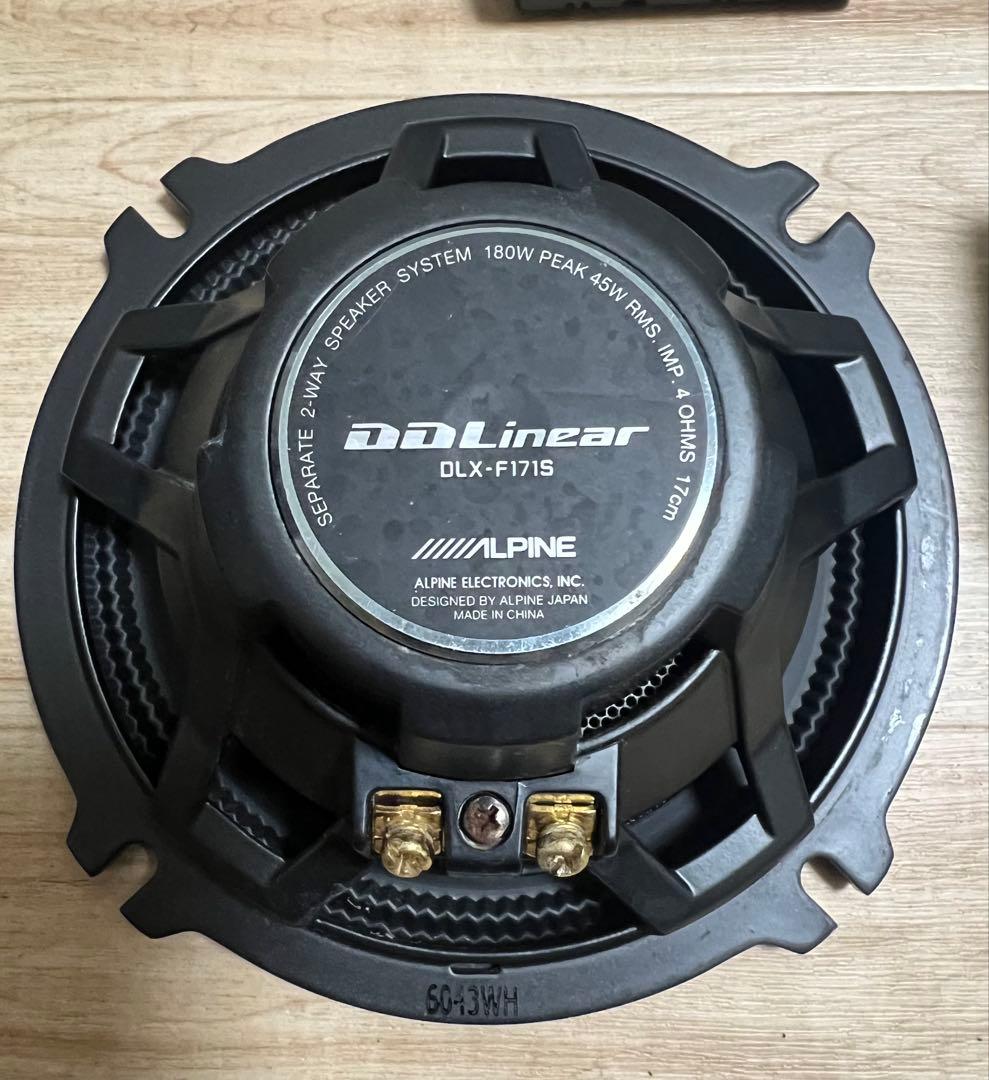 [送料無料]ALPINE DLX-F171S DDL-R160Cスピーカーセット