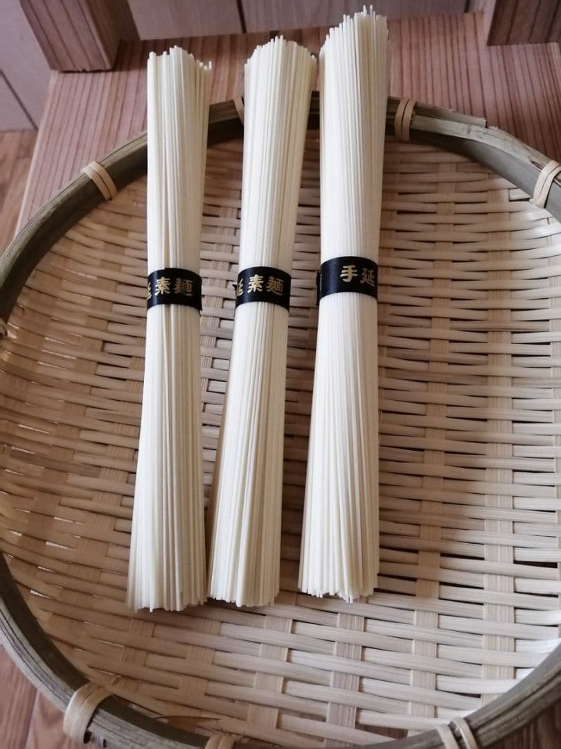 お中元に島原手延べ素麺2キロをまとめて5箱のし紙印字サービス送料無料