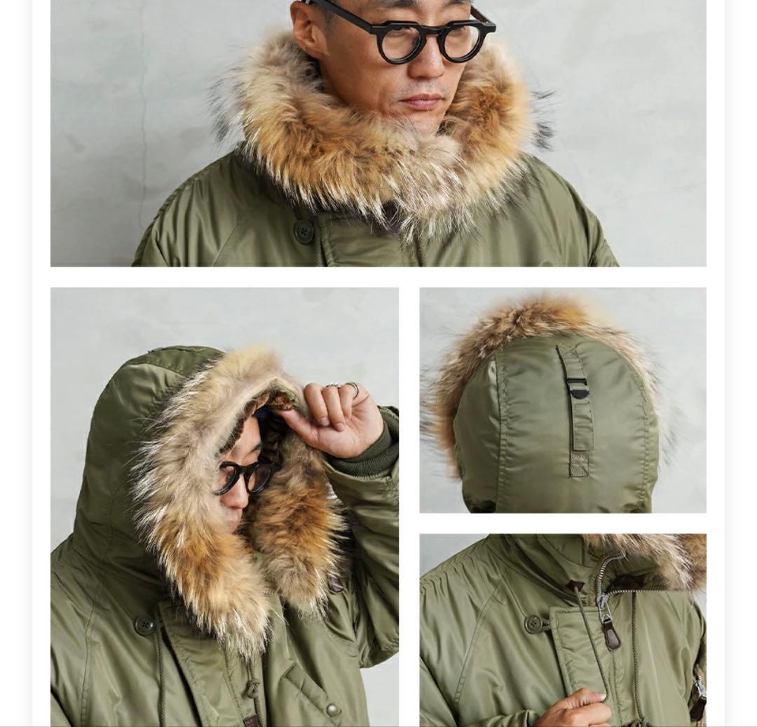 美品着用2.3回　ワイパーインクN-3ジャケット