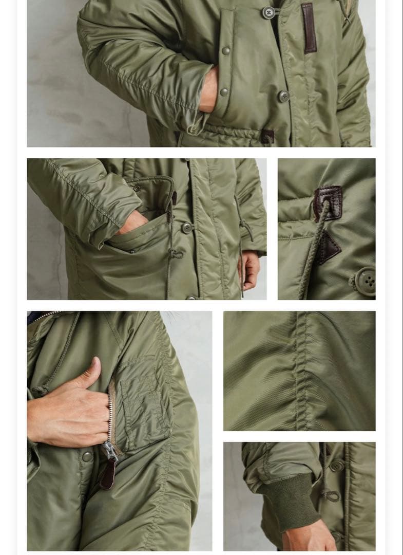 美品着用2.3回　ワイパーインクN-3ジャケット