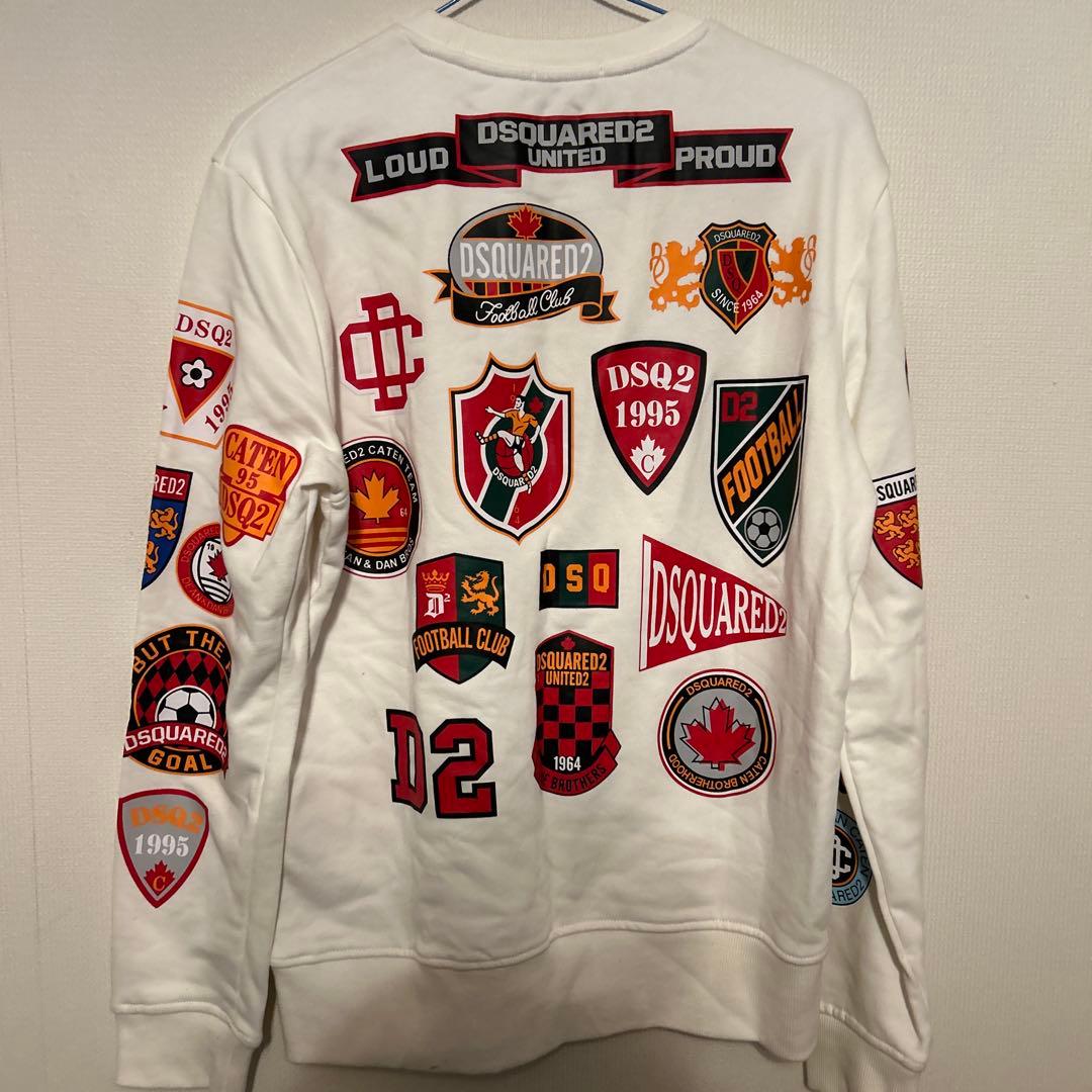 激レアDSQUARED2 パッチデザイン スウェット L