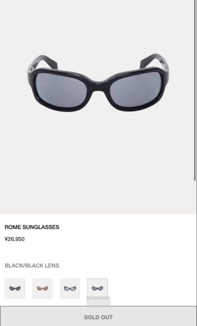 小物 stussy ROME SUNGLASSES