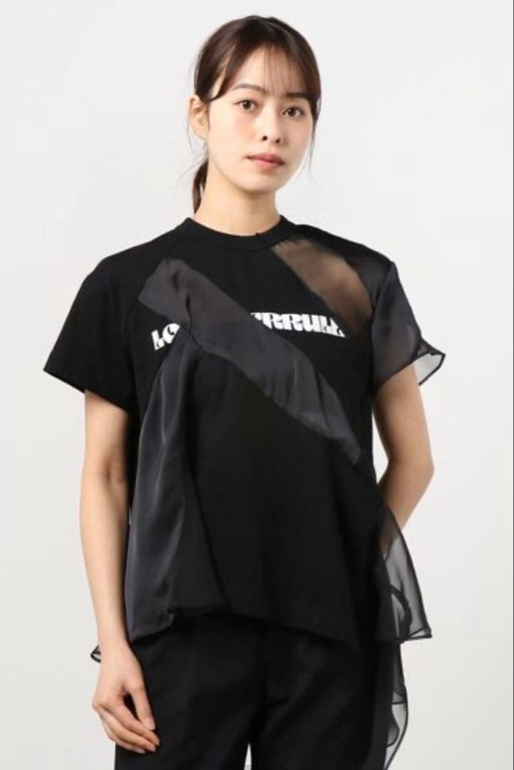 SACAI / グラフィックチュールTシャツ