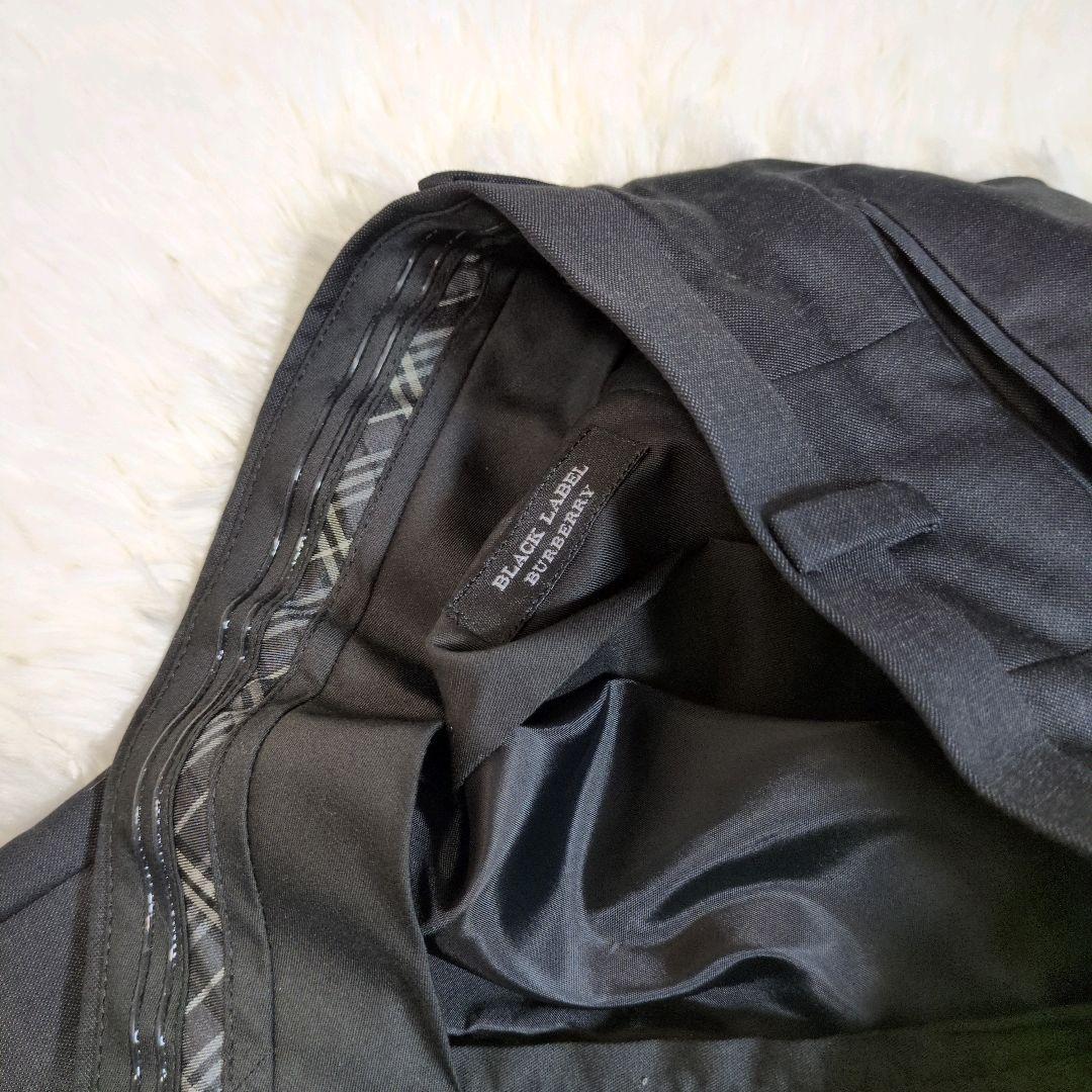 バーバリー　ブラックレーベル　スーツ　スリーピース　ベスト　ノバチェック　XL