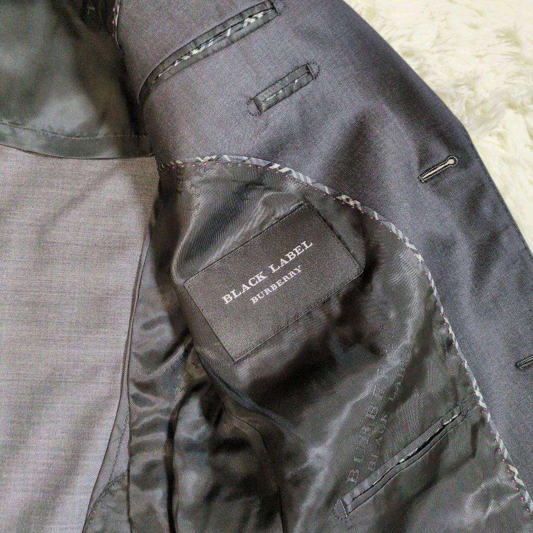 バーバリー　ブラックレーベル　スーツ　スリーピース　ベスト　ノバチェック　XL