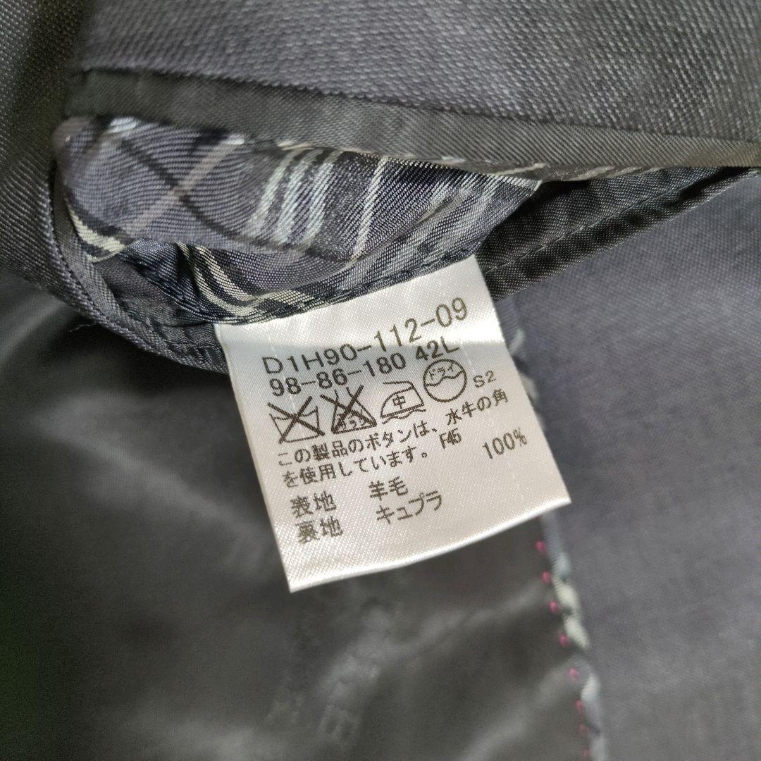 バーバリー　ブラックレーベル　スーツ　スリーピース　ベスト　ノバチェック　XL