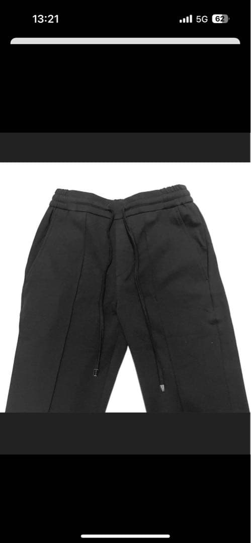 【値下】BERWICH H DUE ジャージーパンツ 干場別注ブラック42