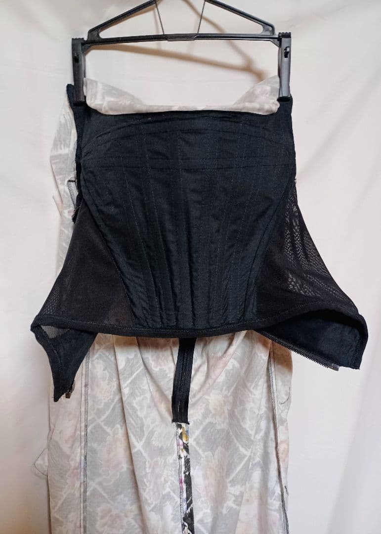 ヴィヴィアンウエストウッド　2015SSフローラル柄コルセットロングドレス