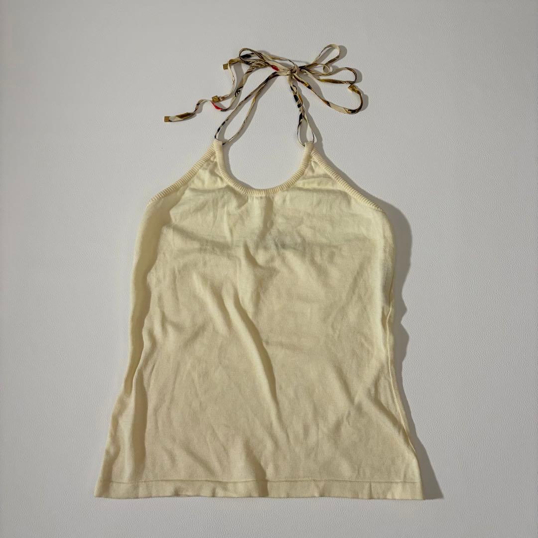 美品　サルヴァトーレフェラガモ　アンサンブル　ガンチーニ　スカーフリボン　M