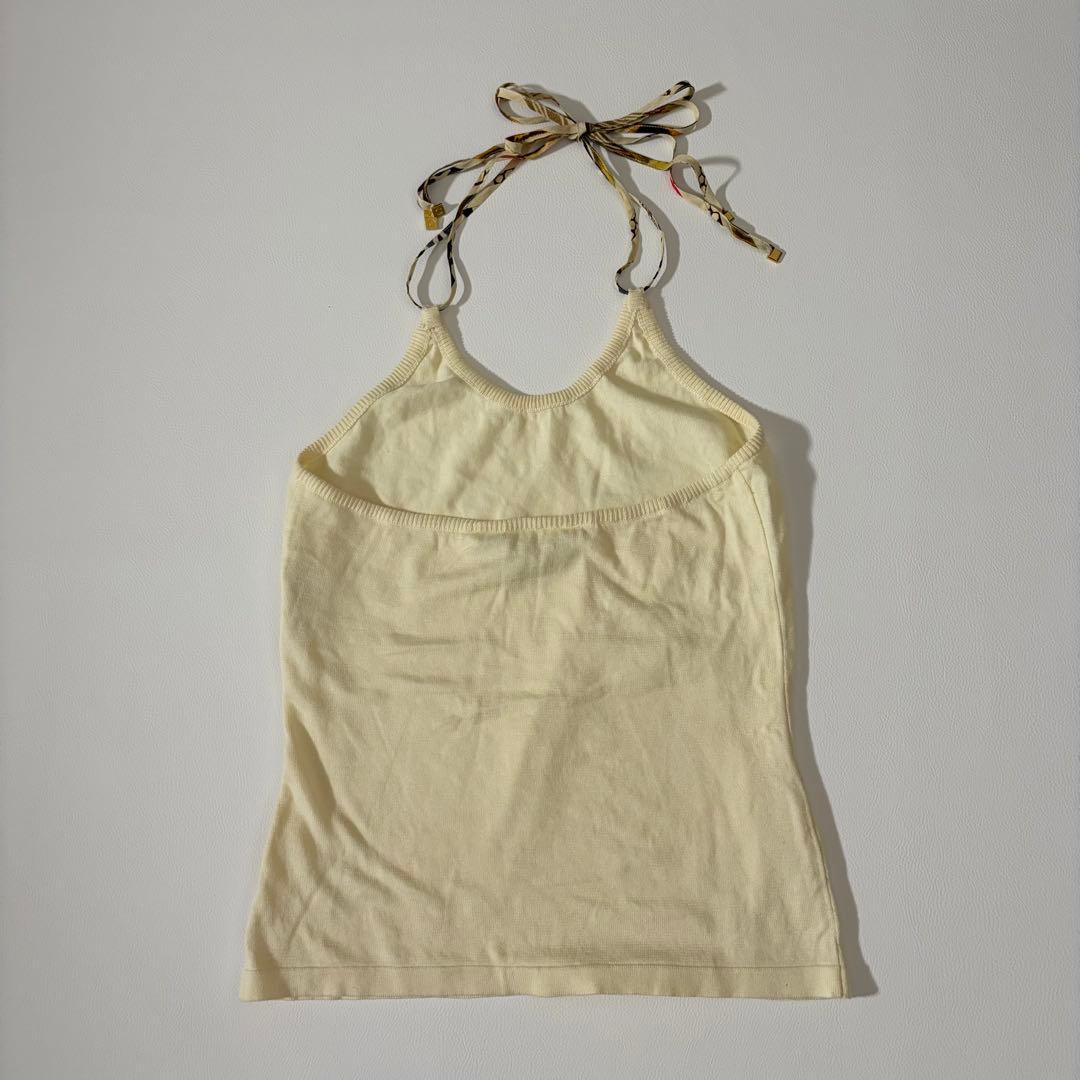 美品　サルヴァトーレフェラガモ　アンサンブル　ガンチーニ　スカーフリボン　M