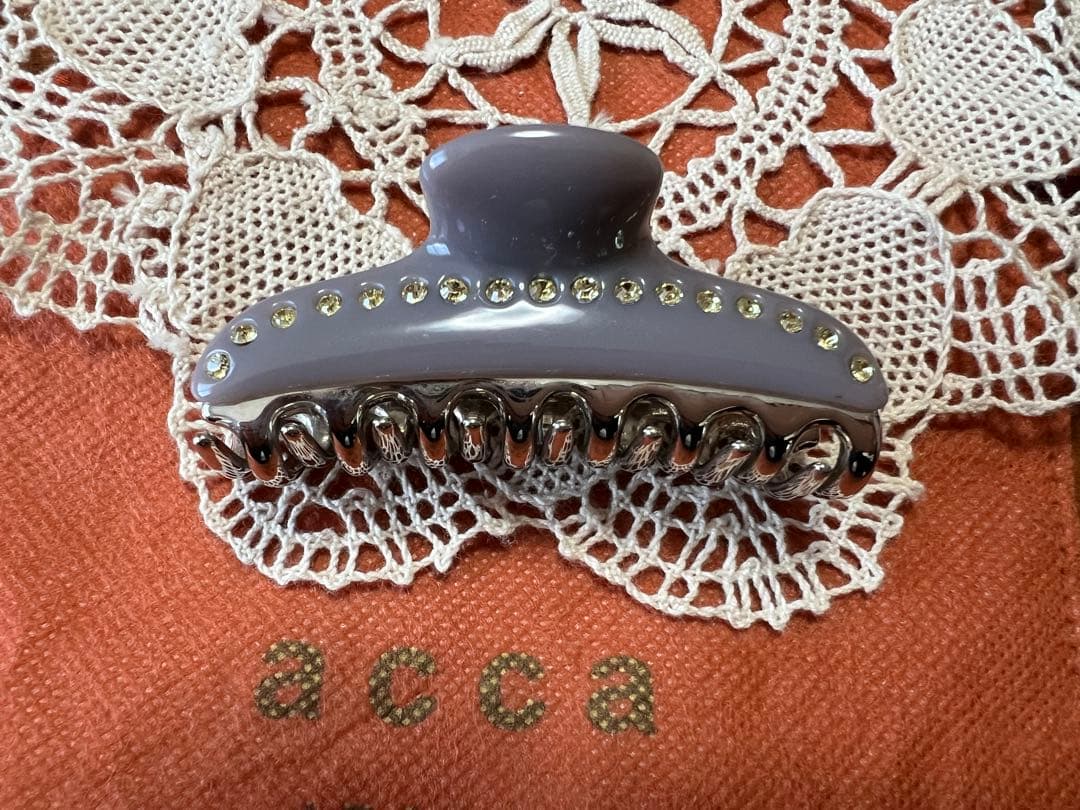 acca アッカ 美品　ヘアクリップ ティアラクイーンM