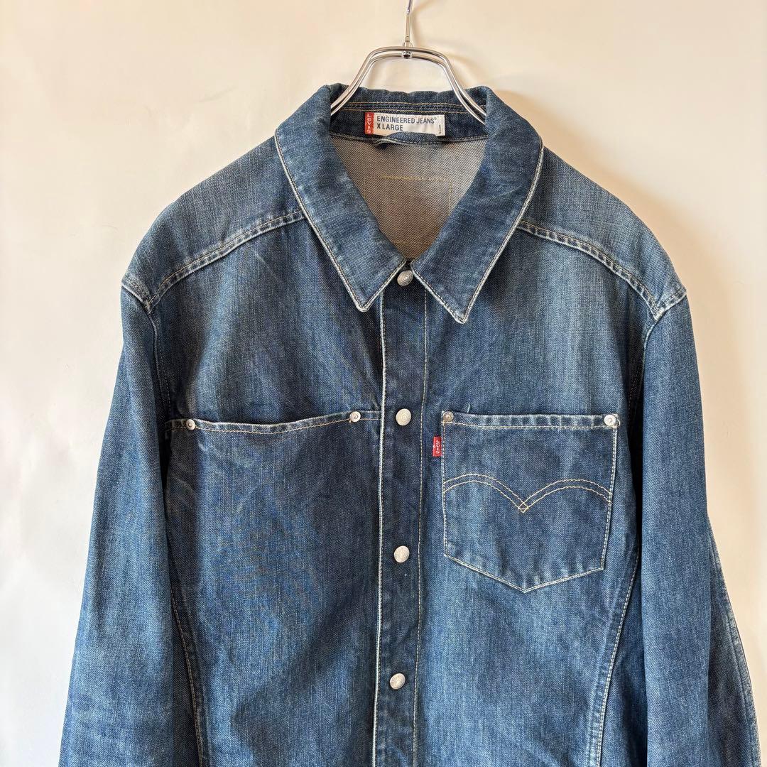 Levis ヴィンテージ エンジニアデニムジャケット リーバイス アメカジ 古着
