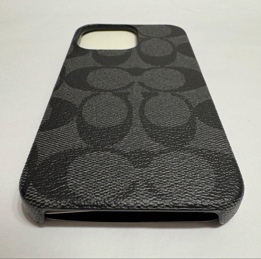 コーチ COACH iPhone13 pro 対応 ケース GRAPHITE