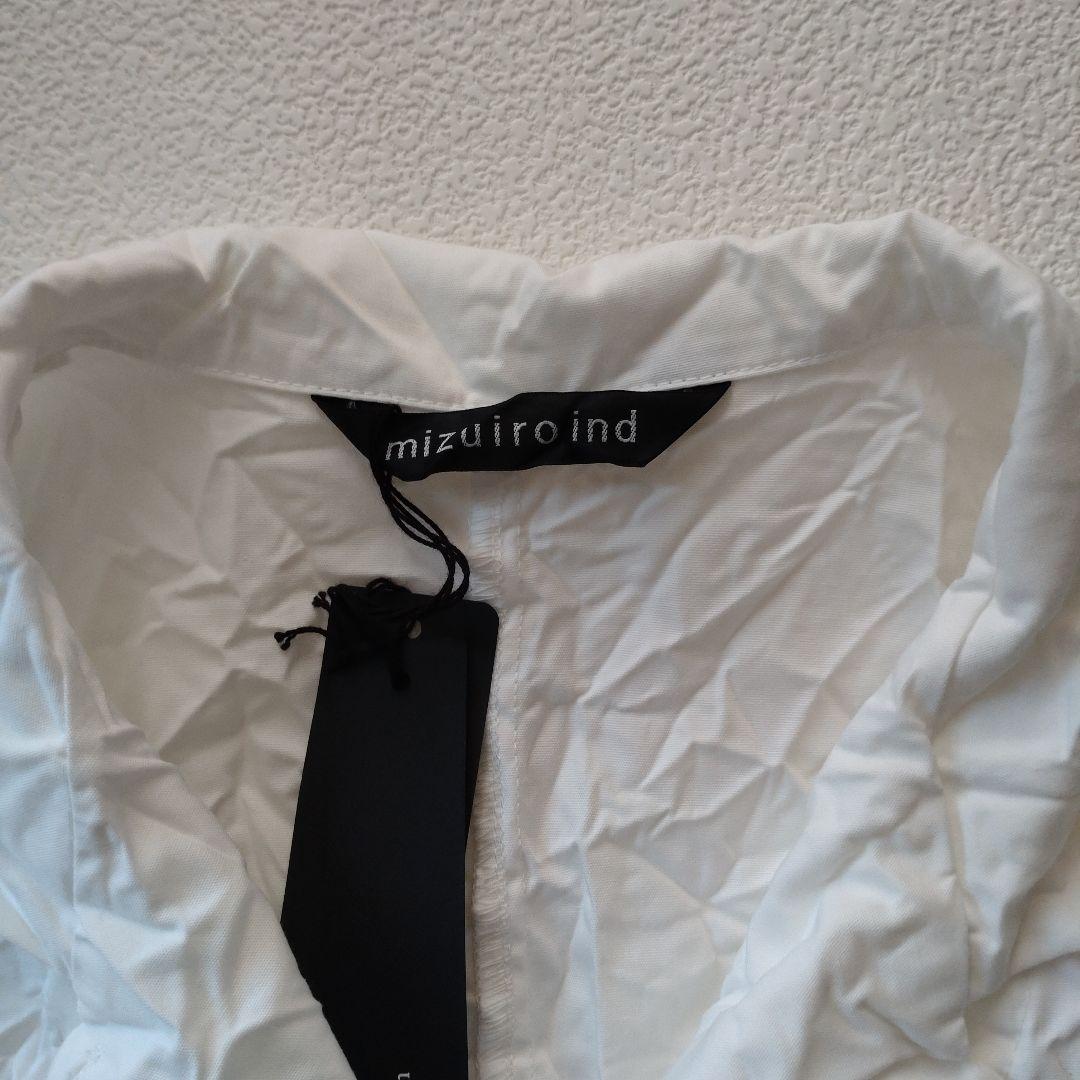 新品mizuiro ind ホワイトシワ加工 テーラードジャケット