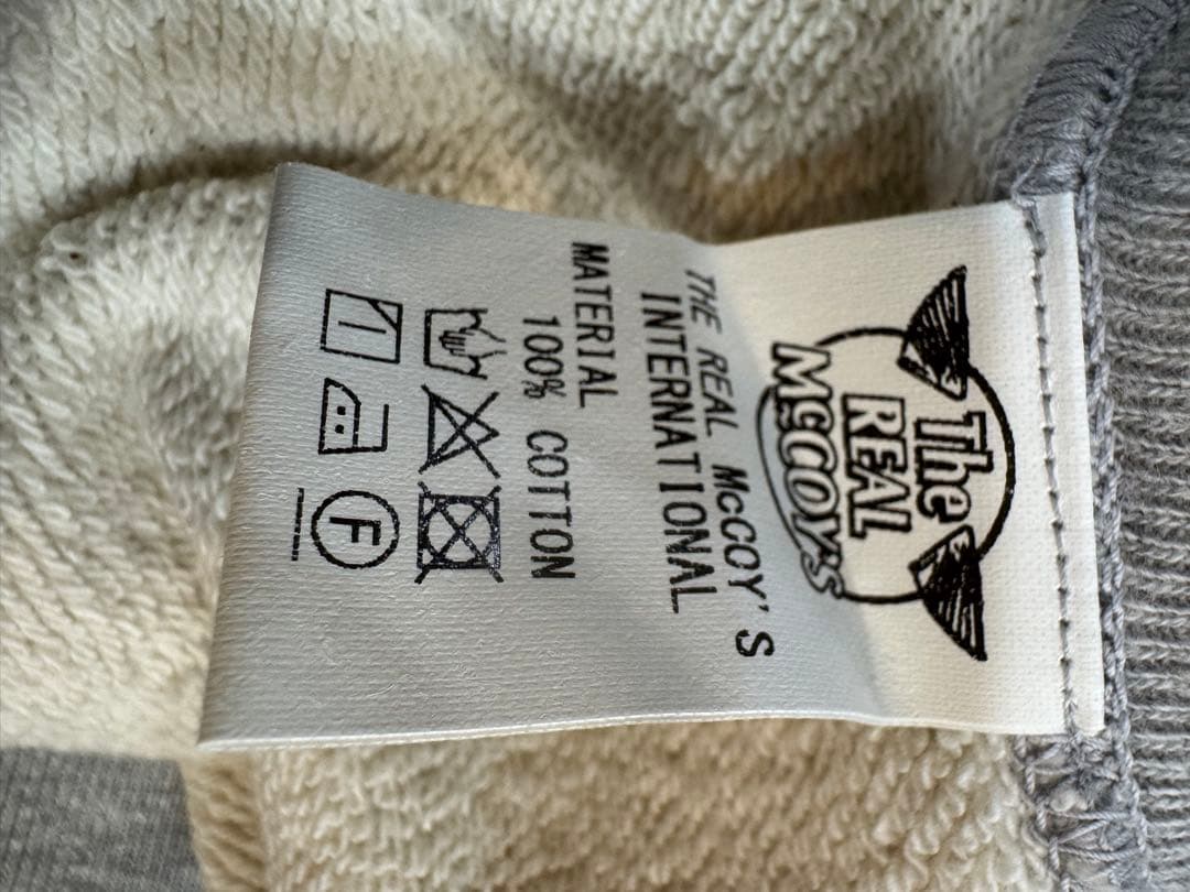 リアルマッコイズ製 グレークルーネックスウェット