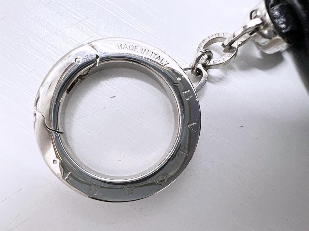美品　ブルガリ　クリップ　キーホルダー　キーケース　289360　RFID