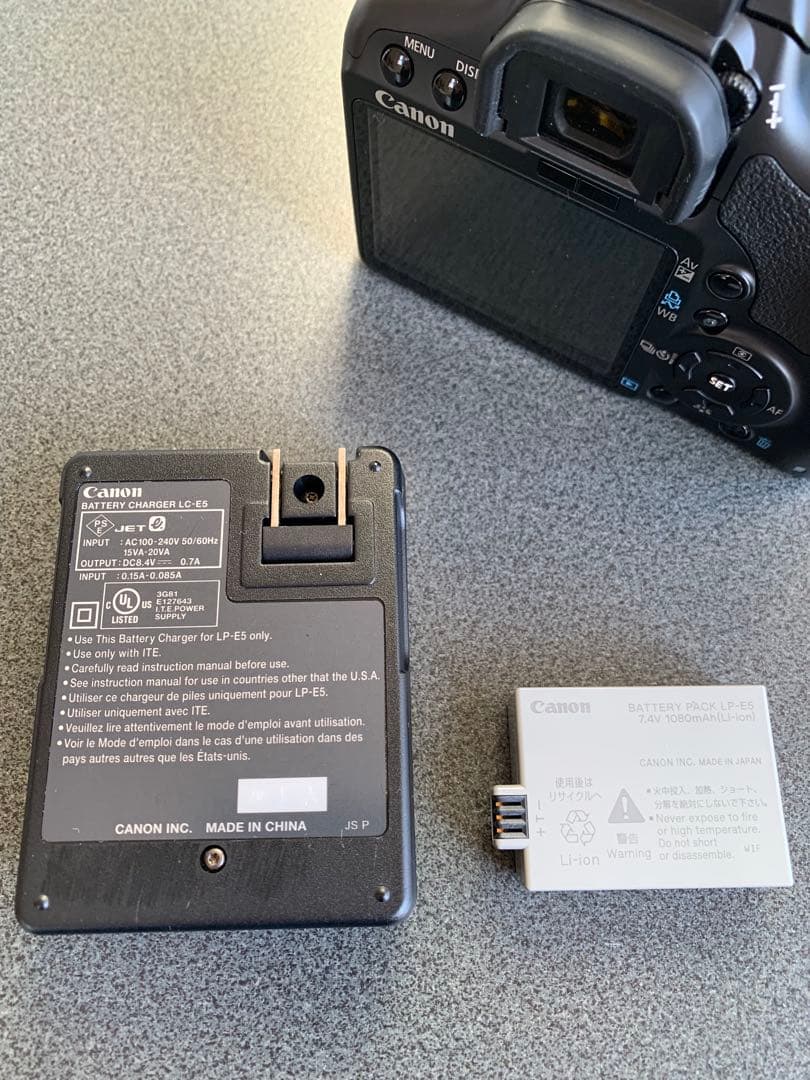 Canon EOS Kiss X2 本体＋レンズ18-55mm