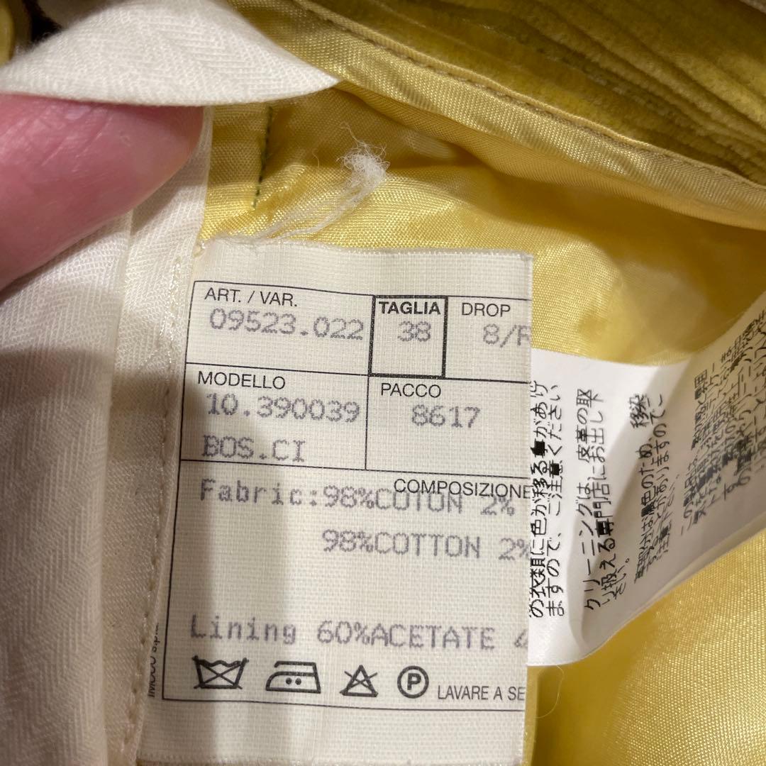 HERMES エルメス コーデュロイスラックス　セリエボタン