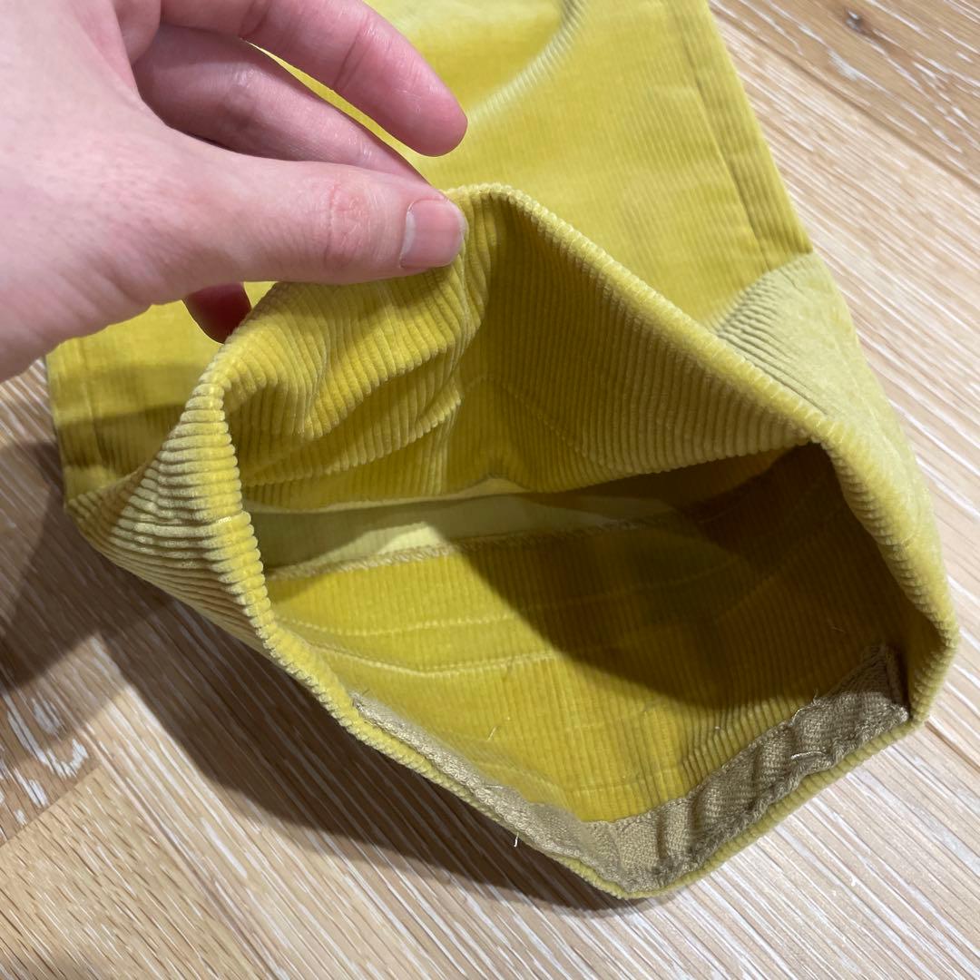 HERMES エルメス コーデュロイスラックス　セリエボタン