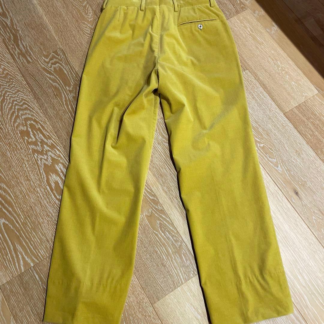 HERMES エルメス コーデュロイスラックス　セリエボタン