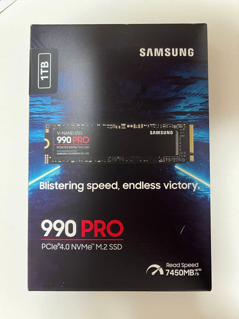 内蔵型SSD Samsung 990 PRO 1TB NVMe M.2 SSD