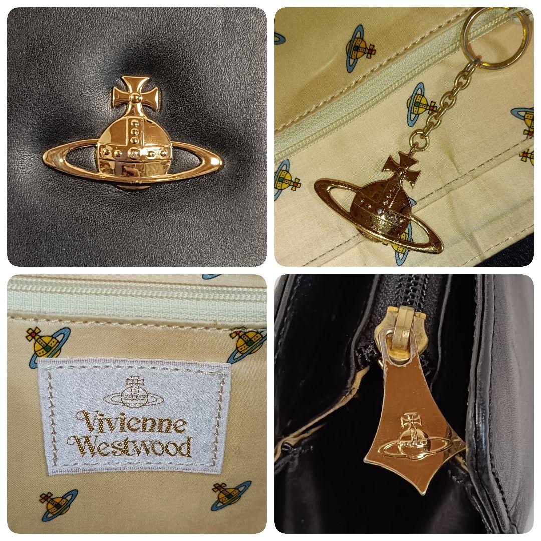 正規品 ヴィヴィアンウエストウッド ビジネスバッグ オーブロゴ レザー 黒