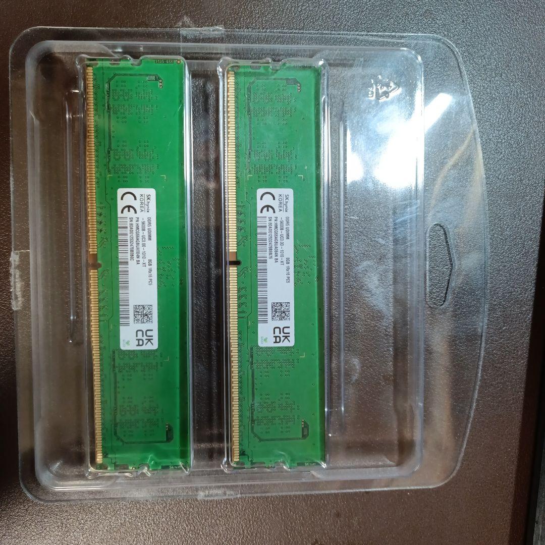 デスクトップ用メモリ　DDR5-4800 16GB