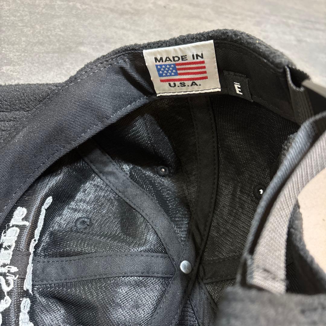 ENNOY メッセージロゴ刺繍 Fleece Cap ブラック 黒