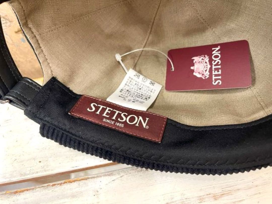 Stetson ステットソン フィッシャーマンキャップ BK-58cm/日本製