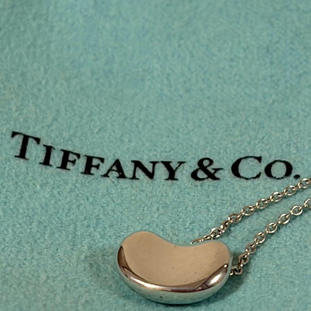 美品 ティファニー ビーンズ スモール ネックレス シルバー925