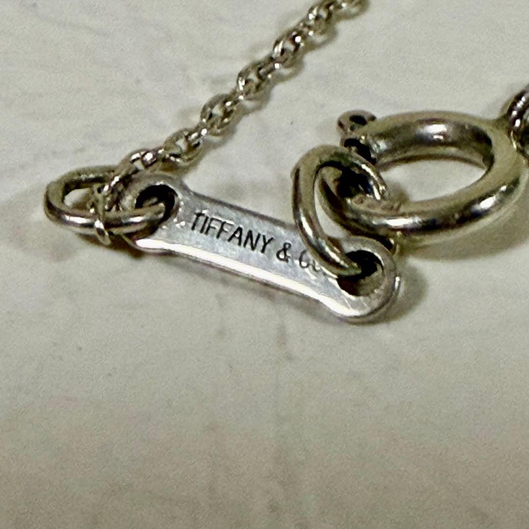 美品 ティファニー ビーンズ スモール ネックレス シルバー925